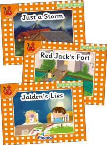 Jolly Phonics Orange Level Readers Set 4 : In Precursive Letters (British English edition)