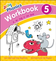 Jolly Phonics Workbook 5 : In Precursive Letters (British English edition)