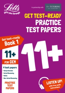 11+ Practice Test Papers (Get test-ready) Book 1, inc. Audio Download: for the CEM tests, Paperback Book 11+ Practice Test Papers (Get test-ready) Book 1, inc. Audio Download: for the CEM tests, Paperback Book