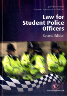 Law for Student Police Officers, Paperback / softback Book Law for Student Police Officers, Paperback / softback Book