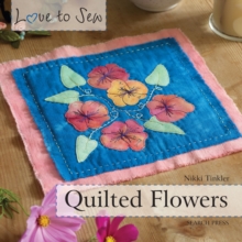 Quilted Flowers, Paperback Book Quilted Flowers, Paperback Book
