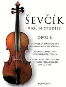 Hal Leonard Europe Limited Violin Studies Opus 8 , Changes Of Position And Preparatory Scale Studies
