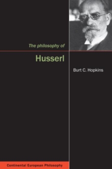 The Philosophy of Husserl, Hardback Book The Philosophy of Husserl, Hardback Book