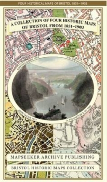 A Bristol 1851-1903 - Fold up Map that consists of Four Detailed Street Plans, Bristol 1851 by John Tallis, 1866 by A Fullarton, 1893 by William MacKenzie and 1903 by Bartholomew.