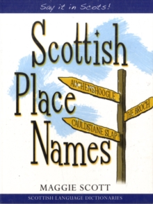 Scottish Place Names, Paperback Book Scottish Place Names, Paperback Book