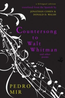 Countersong to Walt Whitman, Paperback Book Countersong to Walt Whitman, Paperback Book