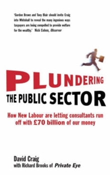 Plundering the Public Sector : How New Labour are Letting Consultants Run off with GBP70 Billion of Our Money, Paperback Book Plundering the Public Sector : How New Labour are Letting Consultants Run off with GBP70 Billion of Our Money, Paperback Book