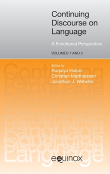 Continuing Discourse on Language : A Functional Perspective, Hardback Book Continuing Discourse on Language : A Functional Perspective, Hardback Book