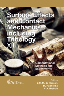 Surface Effects and Contact Mechanics including Tribology XII