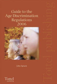 Guide to the Age Discrimination Regulations, Paperback Book Guide to the Age Discrimination Regulations, Paperback Book