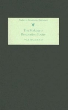 The making of Restoration poetry