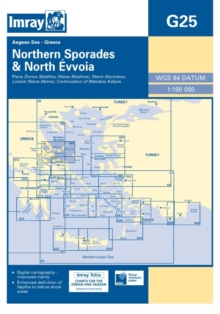 Imray Chart G25 : N Sporades and Nisos Evvoia, Sheet map, folded Book Imray Chart G25 : N Sporades and Nisos Evvoia, Sheet map, folded Book