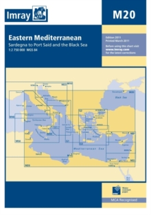 Imray Chart M20 : Eastern Medeiterranean Passage Chart - Sardinia to Cyprus and Port Said, Sheet map, folded Book Imray Chart M20 : Eastern Medeiterranean Passage Chart - Sardinia to Cyprus and Port Said, Sheet map, folded Book