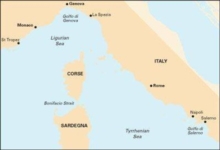 Imray Chart M40 : Ligurian and Tyrrhenian Sea