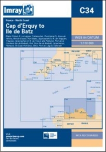 Imray Chart C34 : Cap D'erquy to Ile De Batz, Sheet map, folded Book Imray Chart C34 : Cap D'erquy to Ile De Batz, Sheet map, folded Book