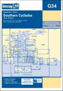 Imray Chart G34 : Southern Cyclades, Sheet map, folded Book Imray Chart G34 : Southern Cyclades, Sheet map, folded Book