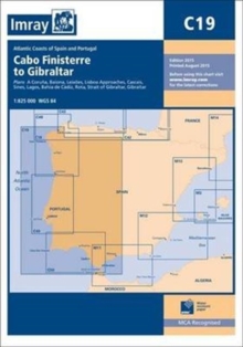 Imray Chart C19 : Cabo Finisterre to Gibraltar, Paperback Book Imray Chart C19 : Cabo Finisterre to Gibraltar, Paperback Book