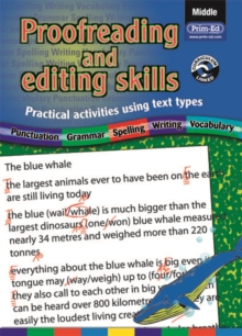 Proofreading and Editing Skills : Practical Activities Using Text Types Middle