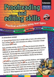 Proofreading and Editing Skills : Practical Activities Using Text Types Extension