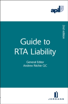 APIL Guide to RTA Liability, Paperback Book APIL Guide to RTA Liability, Paperback Book