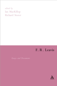 F.R. Leavis : Essays and Documents