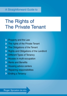 The Rights of the Private Tenant : A Straightforward Guide, Paperback Book The Rights of the Private Tenant : A Straightforward Guide, Paperback Book
