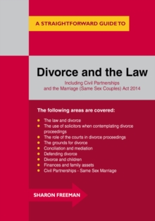 A Straightforward Guide To Divorce And The Law : Revised Edition 2015, Paperback Book A Straightforward Guide To Divorce And The Law : Revised Edition 2015, Paperback Book