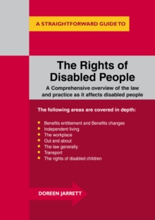 The Rights of Disabled People : A Straightforward Guide to..., Paperback Book The Rights of Disabled People : A Straightforward Guide to..., Paperback Book