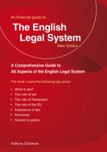 The English Legal System : An Emerald Guide, Paperback Book The English Legal System : An Emerald Guide, Paperback Book