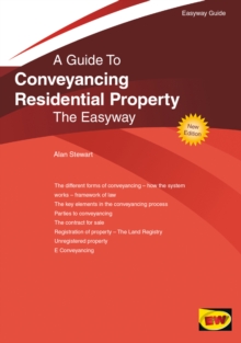 Conveyancing Residential Property : The Easyway, Paperback / softback Book Conveyancing Residential Property : The Easyway, Paperback / softback Book