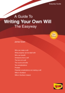 Writing Your Own Will : The Easyway, Paperback Book Writing Your Own Will : The Easyway, Paperback Book