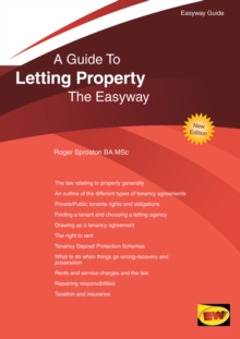 A Guide To Letting Property The Easyway, Paperback Book A Guide To Letting Property The Easyway, Paperback Book