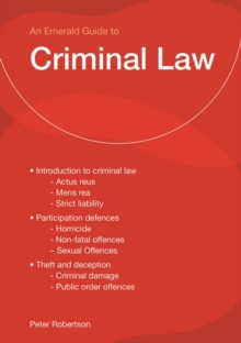 Criminal Law : An Emerald Guide