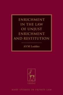 Enrichment in the Law of Unjust Enrichment and Restitution