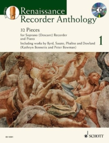 Renaissance Recorder Anthology 1 : 32 Pieces for Soprano (Descant) Recorder and Piano / 32 Pieces Pour Flute a Bec Soprano Avec Piano / 32 Stucke Fur Sopran Blockflote Und Klavier, Mixed media product Book Renaissance Recorder Anthology 1 : 32 Pieces for Soprano (Descant) Recorder and Piano / 32 Pieces Pour Flute a Bec Soprano Avec Piano / 32 Stucke Fur Sopran Blockflote Und Klavier, Mixed media product Book