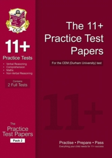 11+ Practice Tests for the CEM Test : Pack 2, Paperback Book 11+ Practice Tests for the CEM Test : Pack 2, Paperback Book