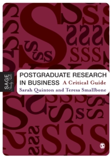 Postgraduate Research in Business : A Critical Guide