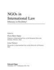 NGOs in International Law : Efficiency in Flexibility?