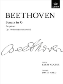 Sonata in G, Op. 79 : from Vol. III, Sheet music Book Sonata in G, Op. 79 : from Vol. III, Sheet music Book