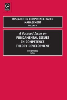 Research in Competence-Based Management, Hardback Book Research in Competence-Based Management, Hardback Book