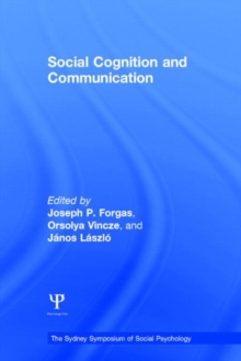 Social Cognition and Communication, Hardback Book Social Cognition and Communication, Hardback Book