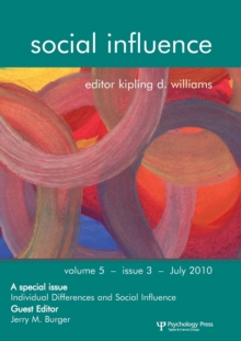 Individual Differences and Social Influence, Paperback Book Individual Differences and Social Influence, Paperback Book