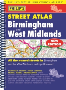 Philip's Street Atlas Birmingham and West Midlands, Spiral bound Book Philip's Street Atlas Birmingham and West Midlands, Spiral bound Book