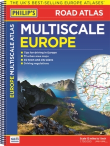 Philip's Multiscale Europe 2016, Spiral bound Book Philip's Multiscale Europe 2016, Spiral bound Book
