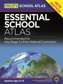 Philip's Essential School Atlas, Hardback Book Philip's Essential School Atlas, Hardback Book