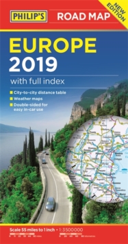 Philip's Europe Road Map, Paperback / softback Book Philip's Europe Road Map, Paperback / softback Book