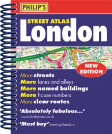 Philip's Street Atlas London - new spiral-bound edition : Mini Spiral Edition, Spiral bound Book Philip's Street Atlas London - new spiral-bound edition : Mini Spiral Edition, Spiral bound Book