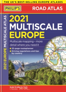2021 Philip's Multiscale Road Atlas Europe : (A4 Flexiback), Paperback / softback Book 2021 Philip's Multiscale Road Atlas Europe : (A4 Flexiback), Paperback / softback Book