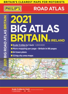 2021 Philip's Big Road Atlas Britain and Ireland : (A3 Paperback), Paperback / softback Book 2021 Philip's Big Road Atlas Britain and Ireland : (A3 Paperback), Paperback / softback Book