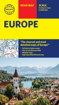Philip's Europe Road Map : with high speed rail